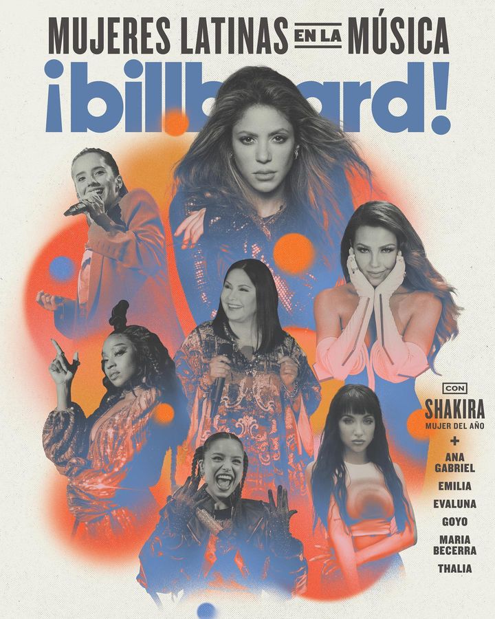 Shakira será nombrada La mujer del año en los premios Mujeres Latinas en la Música de Billboard