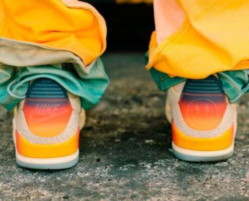 J Balvin estrena las nuevas Jordan 3 inspiradas en el atardecer de Medellín (1)
