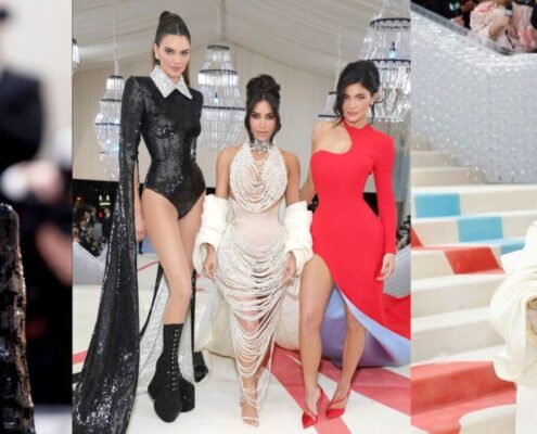 Las hermanas Kardashian-Jenner hacen su aparición en la MET Gala 2023 con extravagantes looks