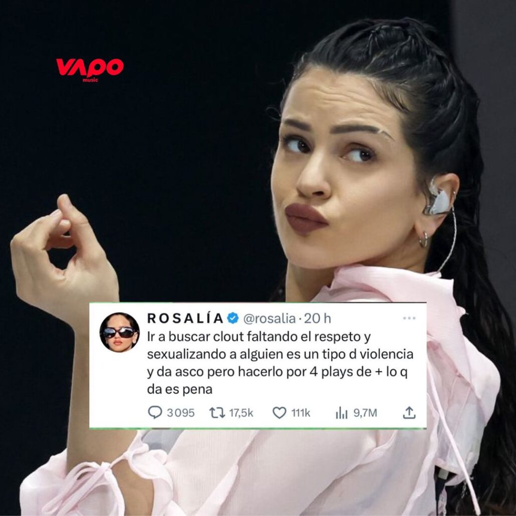 Rosalía reacciona contundentemente ante la edición manipulada de sus fotos por JC Reyes