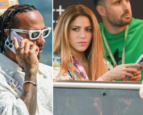 Shakira y Lewis Hamilton desatan especulaciones amorosas
