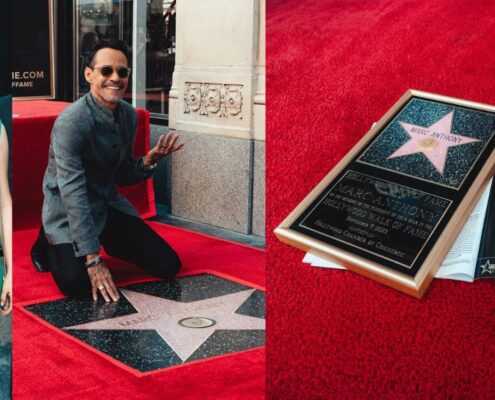 Marc Anthony Celebra su Estrella en Hollywood