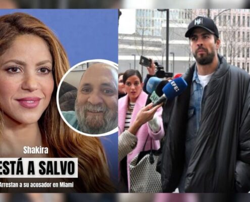 Gerard Piqué muestra su preocupación por el acosador de Shakira