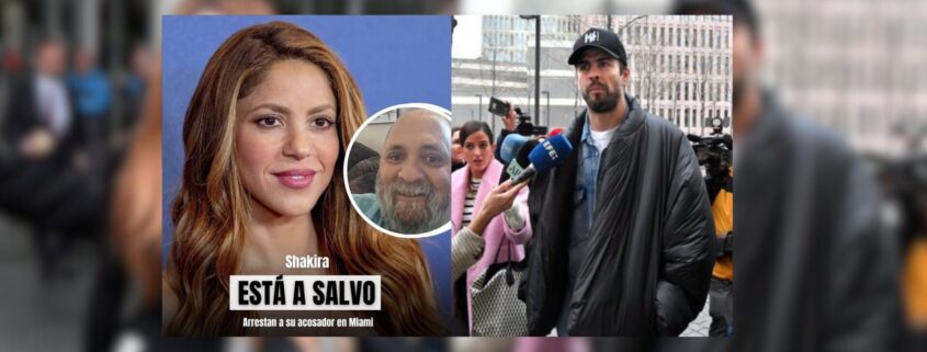 Gerard Piqué muestra su preocupación por el acosador de Shakira