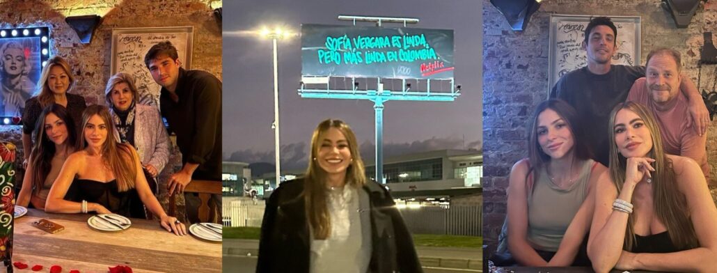 Sofía Vergara Sorprende a Bogotá con su visita familia y amigos