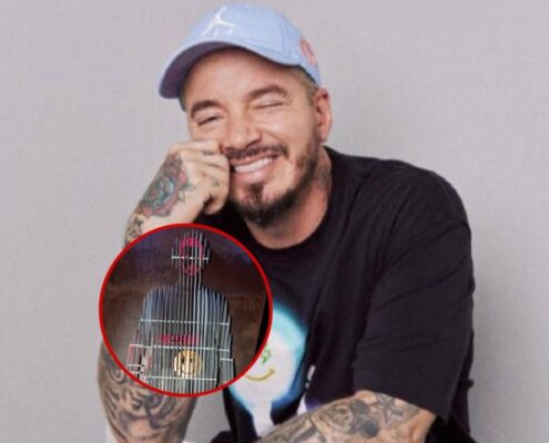 La curiosa escultura de J Balvin en Medellín